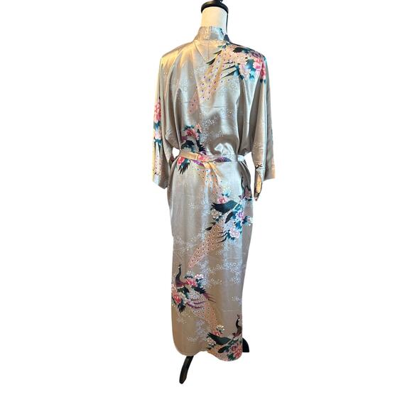 Kim + Ono Peacock Kimono Robe - Picture 4 of 9